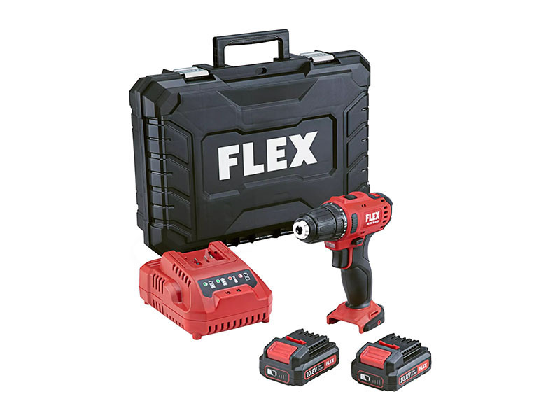  کیت دریل شارژی فلکس Flex Cordless Drill Driver Set DD 2G 10.8-LD BC/2.5 